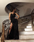 Off-Shoulders cocktail dress Slit formal gown